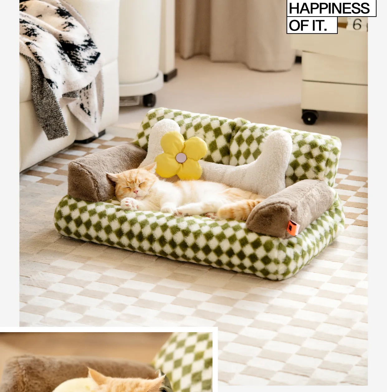 Mewoofun Versatile All-Season Pet Haven: Cozy Cat Sofa and House for Cats and Dogs – Your Pet's Perfect Retreat