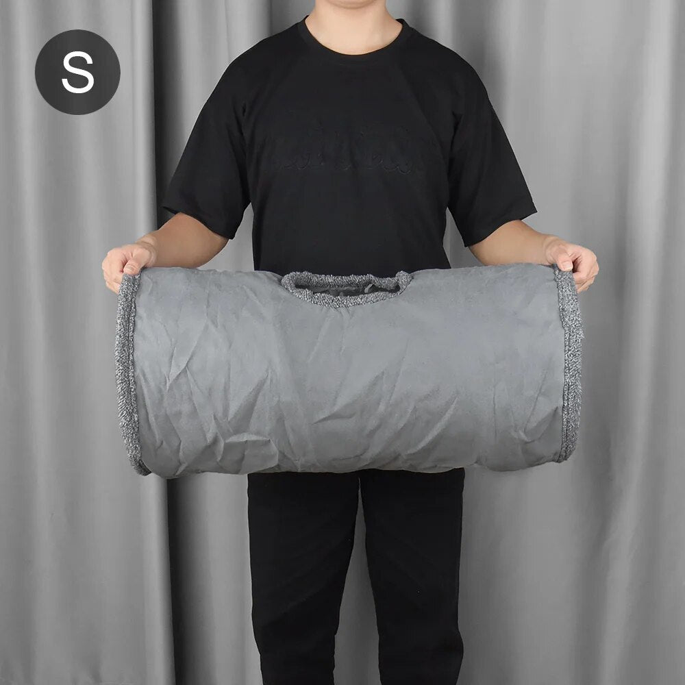 Cozy Foldable Cat Tunnel: The Perfect Toy and Hideaway for Your Feline Friend in Autumn and Winter